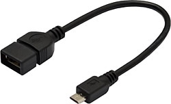 Digitus  AK-300309-002-S 0.2 m USB 2.0 to Micro USB OTG Kablosu