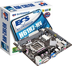 ECS  H61H2-MV LGA1155 DDR3 Anakart