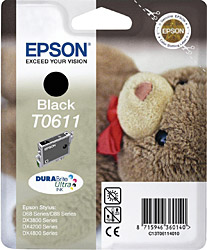 Epson  T0611 Siyah Kartuş