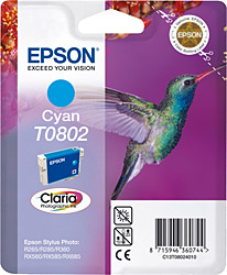 Epson  T0802 Mavi Kartuş
