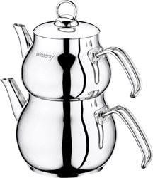 Evimsaray  Yağmur Küçük Boy Çelik Çaydanlık