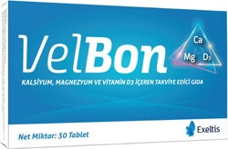 Exeltis  Velbon Kalsiyum Magnezyum Ve Vitamin D3 30 Tablet