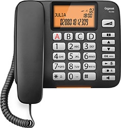 Gigaset  DL580 Caller ID Handsfree Kablolu Siyah Masaüstü Telefon
