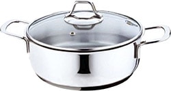 Gülsan  Mega Inox 26 cm Basık Çelik Tencere