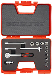 İzeltaş  1107 1/4'' Altı Köşe 15'li Karbüratör Lokma Anahtar Takımı