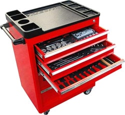 İzeltaş  8235 Partner Serisi 5 Çekmeceli 118 Parça Dolu Takım Dolabı