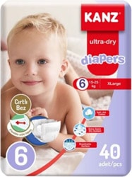 Kanz  6 Numara XLarge 40'lı Bebek Bezi