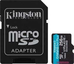 Kingston  Canvas Go Plus SDCG3/512GB Class10 UHS-I U3 A2 V30 512 GB Micro SD Kart