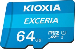 Kioxia  Exceria LMEX1L064GG2 Class 10 UHS-I U1 64 GB Micro SD Kart