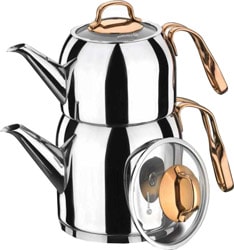 Korkmaz  Rosanna A192 Çelik Çaydanlık