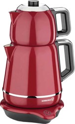 Korkmaz  A332 Demiks Kırmızı 2000 W Çelik Çay Makinesi