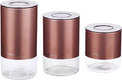 Korkmaz  A5520-2 Stora Plus 3'lü Rose Gold Saklama Kabı