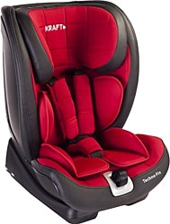 Kraft  Techno Fix Isofix 9-36 kg Oto Koltuğu Kırmızı
