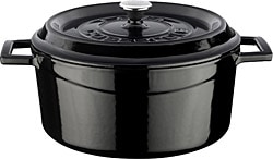 Lava  Trendy Siyah 24 cm Derin Döküm Tencere