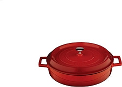 Lava  Trendy Kırmızı 28 cm Yayvan Döküm Tencere