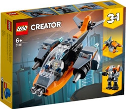 Lego  31111 Creator 3'ü 1 Arada Siber İnsansız Hava Aracı