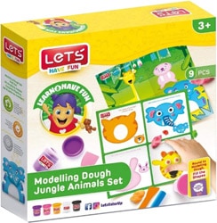 Lets  Orman Hayvanları Oyun Hamuru Matı 5x75 gr