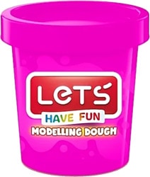 Lets  Tek Renk Neon Mor 150 gr Oyun Hamuru