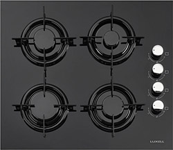 Luxell  LX-40 TAHDF Siyah Cam Ankastre Ocak