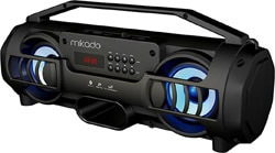 Mikado  MD-BT38 Freestyle Siyah Işıklı BT/TF/USB/AUX/TWS Kablosuz MP3 Oynatıcı Hoparlör