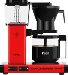 Moccamaster  Select Kırmızı Cam Potlu Filtre Kahve Makinesi