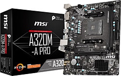 MSI  A320M-A Pro AMD AM4 DDR4 Micro ATX Anakart