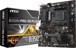 MSI  B350M PRO-VD PLUS AMD AM4 DDR4 Micro ATX Anakart