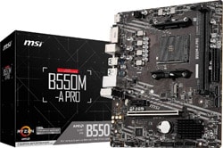 MSI  B550M-A Pro AMD AM4 DDR4 Micro ATX Anakart