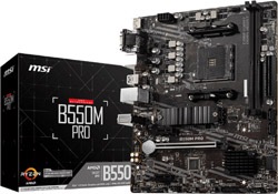 MSI  B550M Pro AMD AM4 DDR4 Micro ATX Anakart