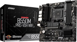 MSI  B550M PRO-VDH Wi-Fi AMD AM4 DDR4 Micro ATX Anakart