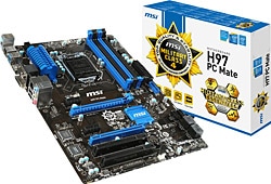 MSI  H97 PC Mate LGA1150 DDR3 Anakart
