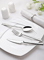 Nehir  Dalyan Sade 30 Parça 6 Kişilik Çatal Kaşık Takımı