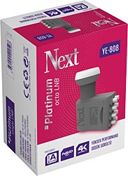 Next  YE-808 Platinum Octo 0.1 dB Full HD 4K Sekizli Lnb