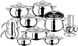 OMS  22 Parça Çelik Çeyiz Seti