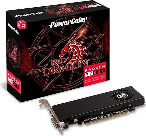 PowerColor Red Dragon Low Profile AXRX 550 4GBD5-HLE 128 Bit GDDR5 4 GB ...