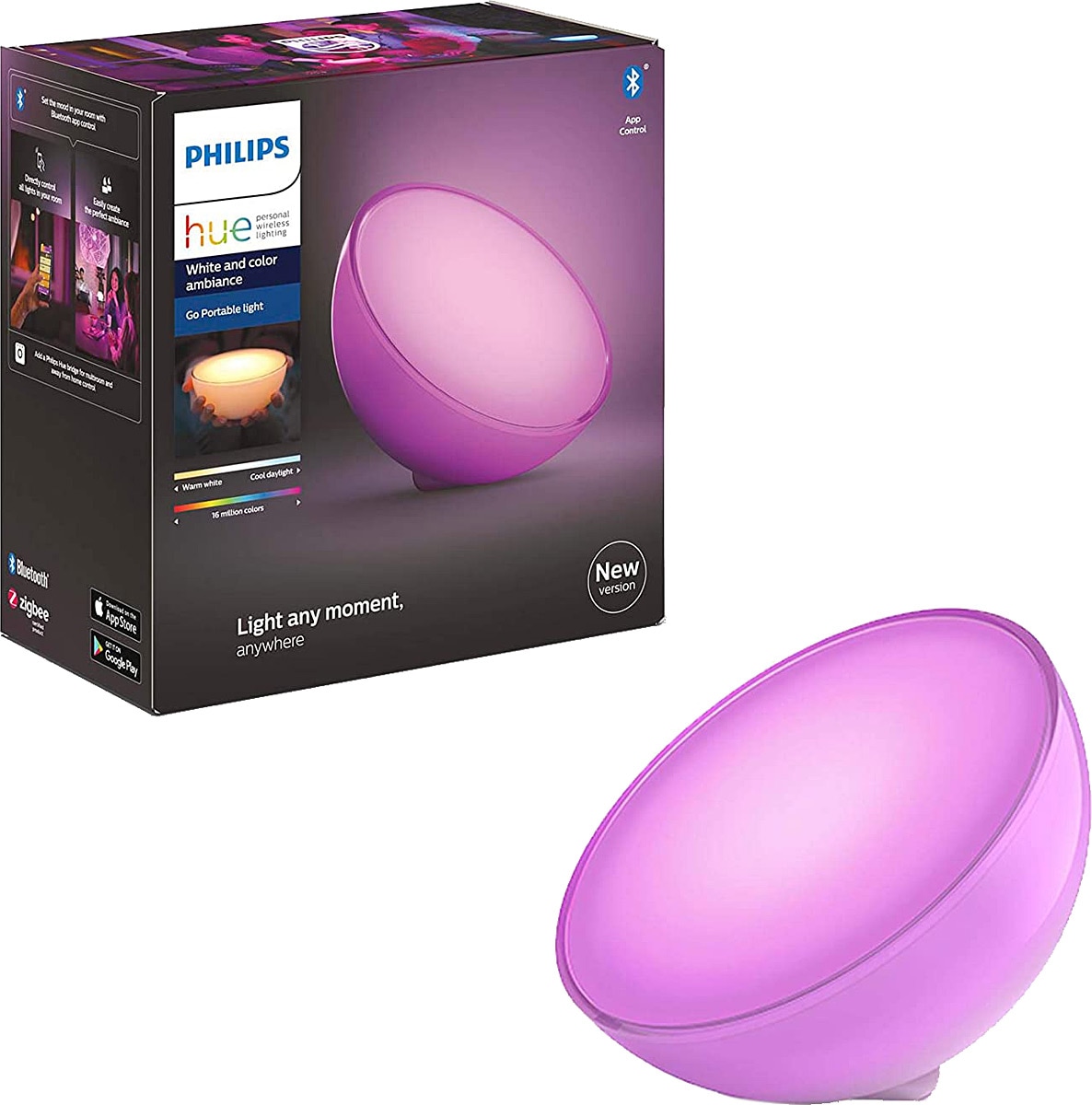 Philips Hue Go V2 Bluetooth Özellikli Taşınabilir LED Lamba Banayeni