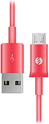 S-link  SMG-140 Pembe 1 m 1.3 A Micro USB Şarj Kablosu