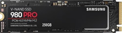 Samsung  980 PRO MZ-V8P250BW PCI-Express 4.0 250 GB M.2 SSD