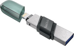 SanDisk  iXpand Flash Drive Flip SDIX90N-128G-GN6NE 128 GB Flash Bellek