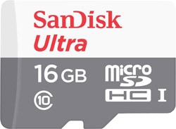 SanDisk  Ultra SDSQUNS-016G-GN3MN Class 10 UHS-I 16 GB Micro SD Kart