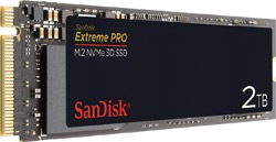 SanDisk  Extreme Pro 3D SDSSDXPM2-2T00-G25 PCI-Express 3.0 2 TB M.2 SSD