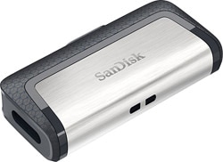 SanDisk  Ultra Dual Drive Type-C SDDDC2-256G-G46 256 GB Flash Bellek