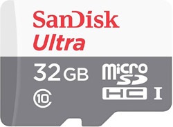SanDisk  Ultra SDSQUNR-032G-GN3MN Class 10 UHS-I 32 GB Micro SD Kart