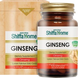 Aksu Vital  Shiffa Home Kırmızı Ginseng 850 mg 60 Kapsül