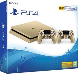 Sony  PS4 500 GB Slim Gold + DualShock 4 V2 Oyun Konsolu