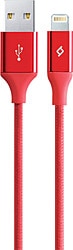 Ttec  AlumiCable 2DK16K Kırmızı 1.2 m USB to Lightning Şarj Kablosu