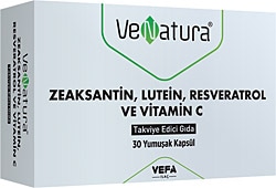 Venatura  Zeaksantin Lutein Resveratrol Vitamin C 30 Kapsül