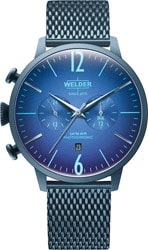 Welder  Moody WWRC1035 Hasır Kordon Mavi Erkek Kol Saati